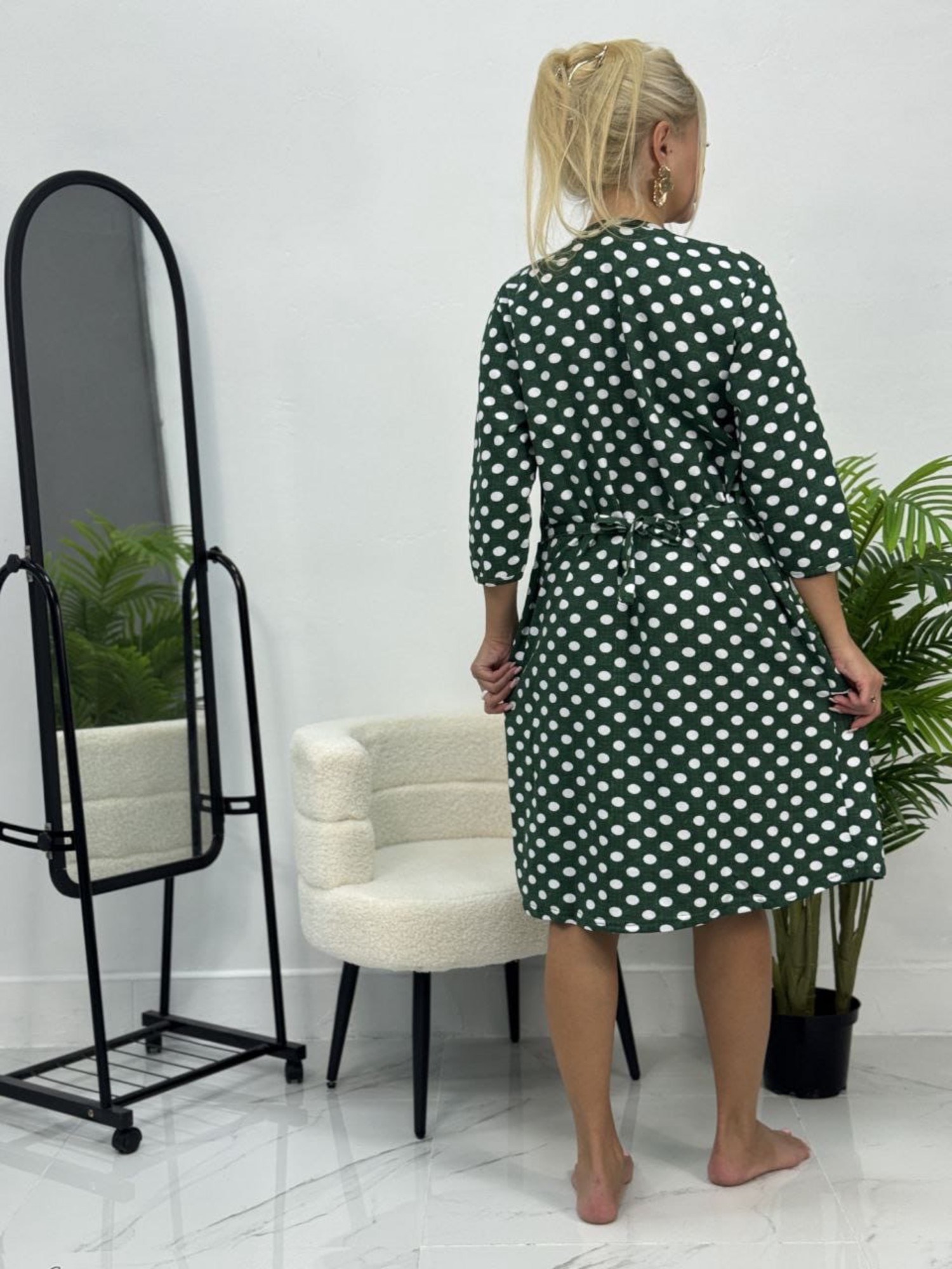 халат женский,халат жен,платье женская,женское платье в горошек,халат "делма"