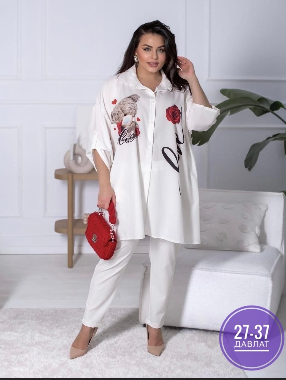 костюмы брючные,брючный комплект,рубашка женская,летние костюмы,молочный брючный костюм женский