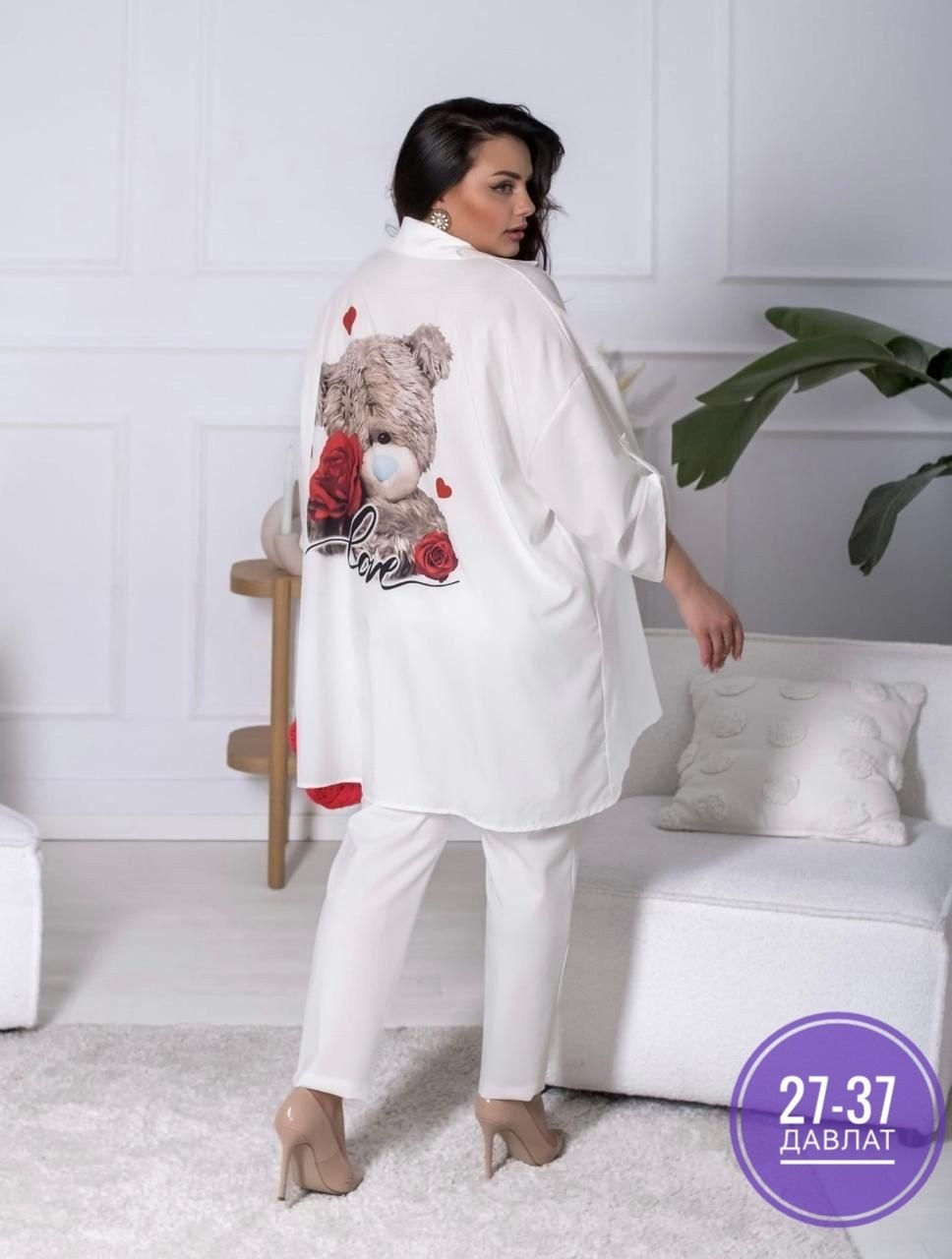 костюмы брючные,брючный комплект,рубашка женская,летние костюмы,молочный брючный костюм женский