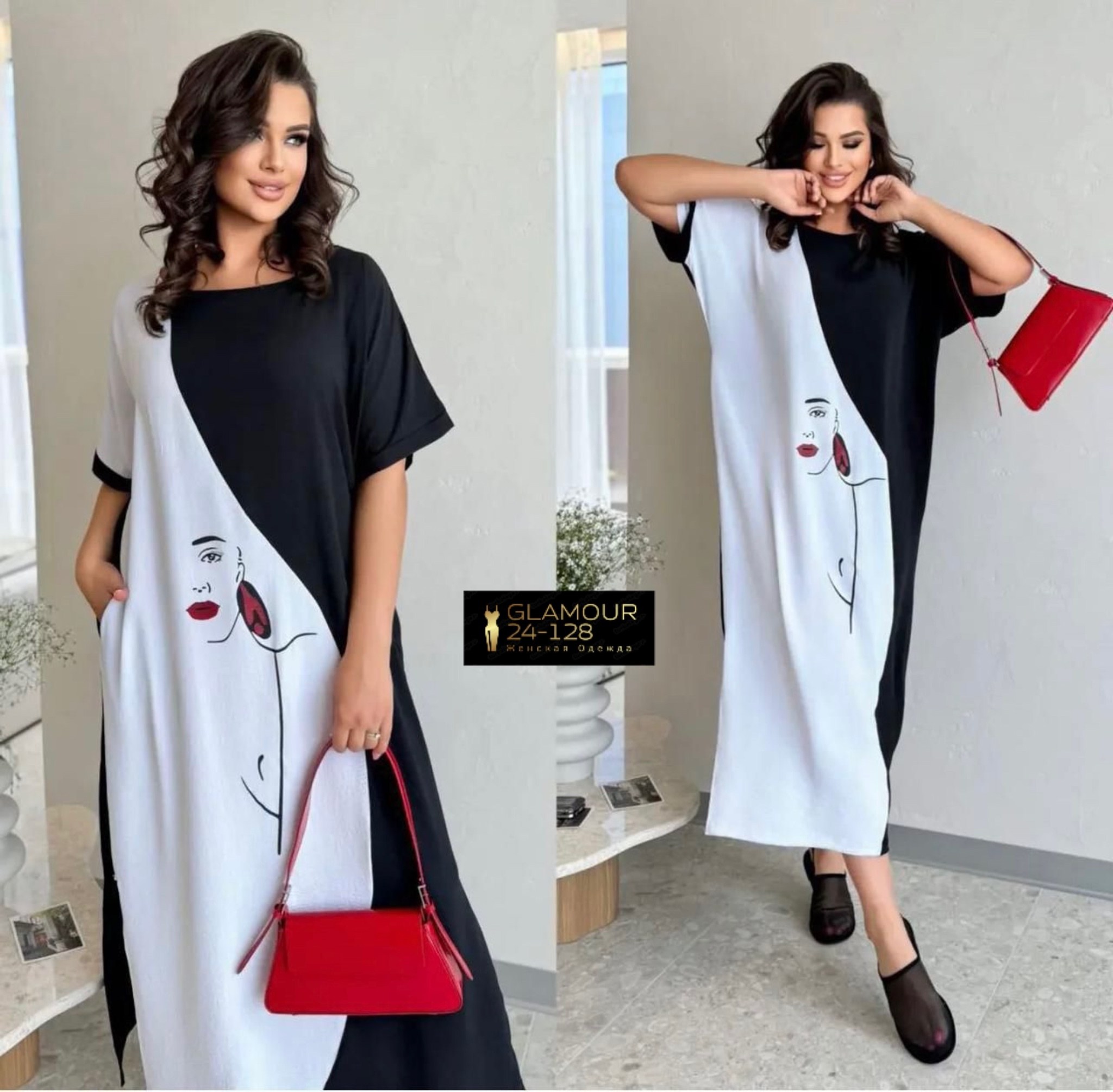 платье туника,платье,женское платье больших размеров,платье большие размеры,платье свободного кроя в стиле бохо