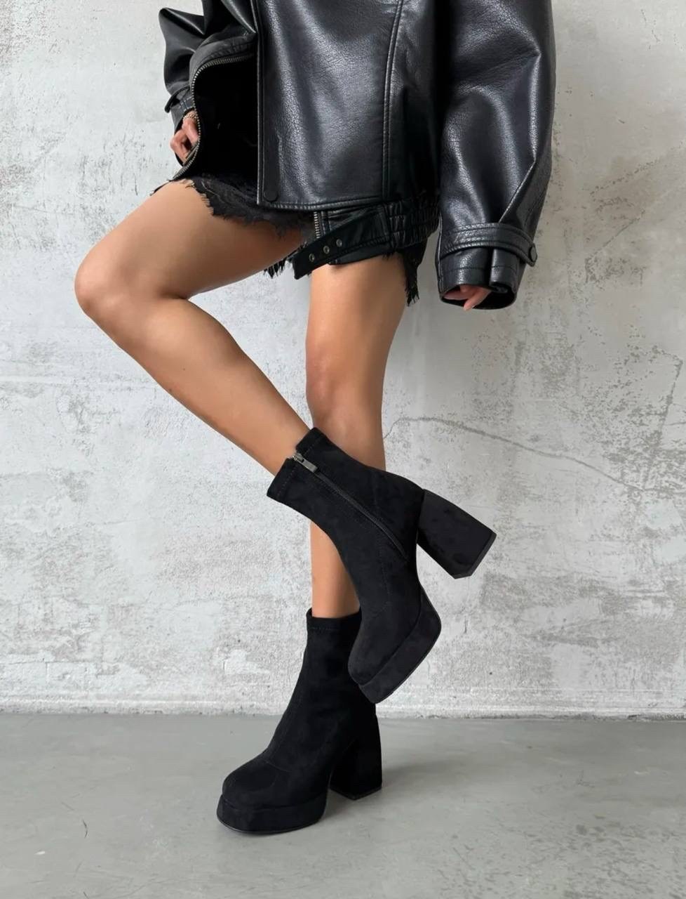 ботильоны замшевые,ботильоны на каблуке с платформой,ботильоны на платформе,демисезонные ботильоны,ботильоны женские