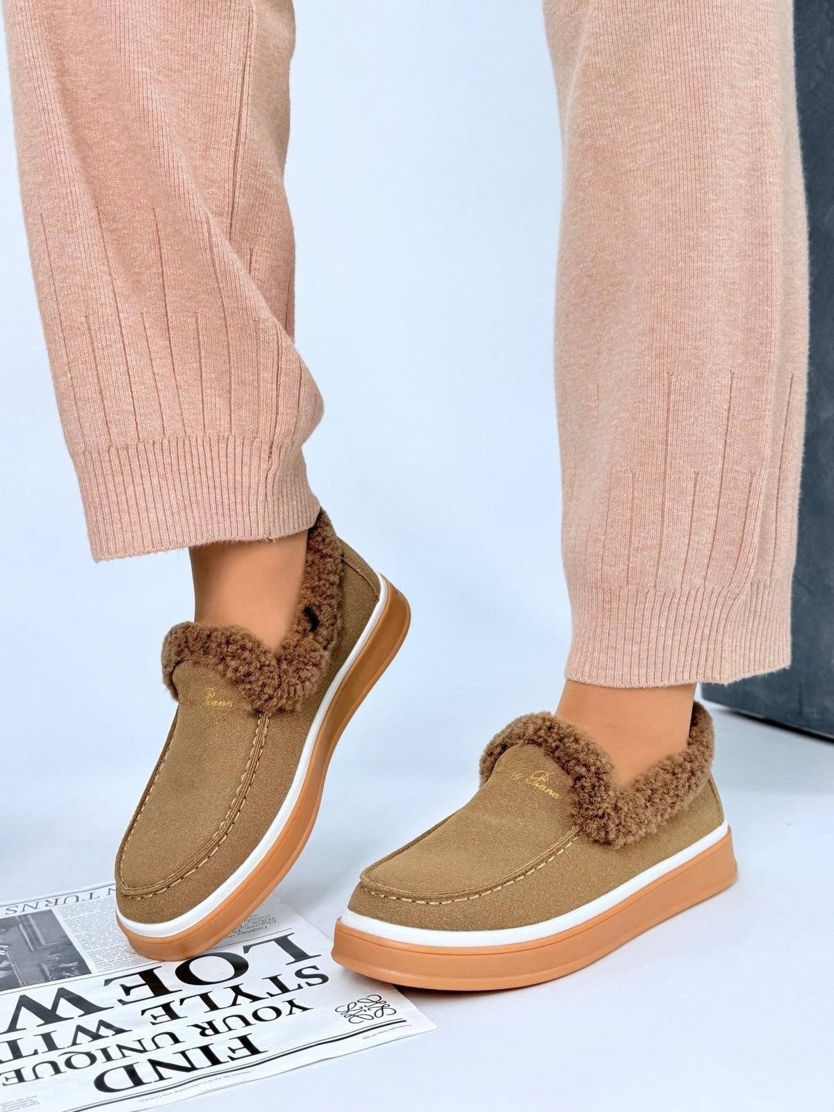 ,лоферы зимние,женская зимняя ,лоферы стильные, теплая