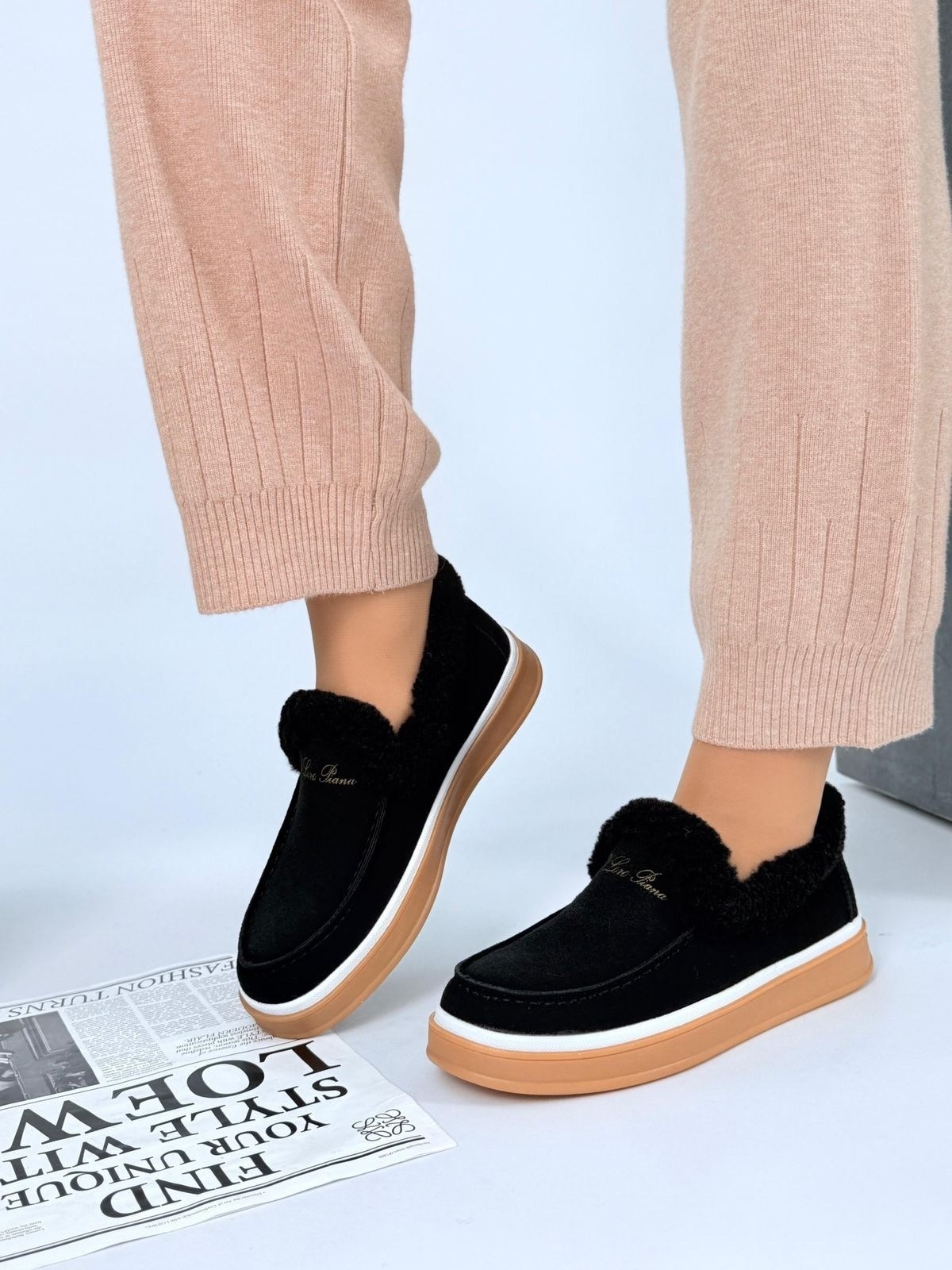 ,лоферы зимние,женская зимняя ,лоферы стильные, теплая