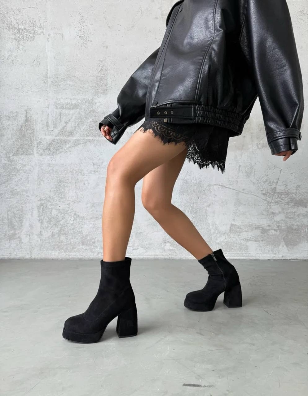 ботильоны замшевые,ботильоны на каблуке с платформой,ботильоны на платформе,демисезонные ботильоны,ботильоны женские