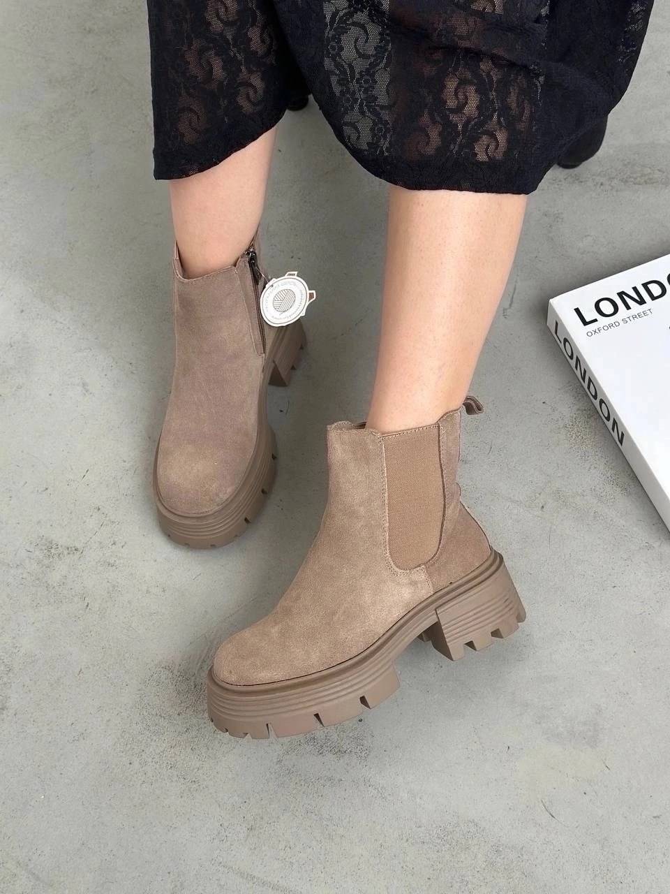 ,женские ботинки челси,зимние ботинки челси,женские ботинки,ботинки челси из натуральной замши