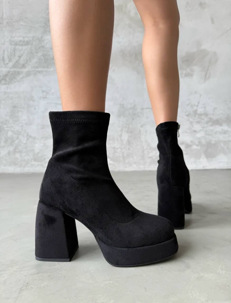 ботильоны замшевые,ботильоны на каблуке с платформой,ботильоны на платформе,демисезонные ботильоны,ботильоны женские