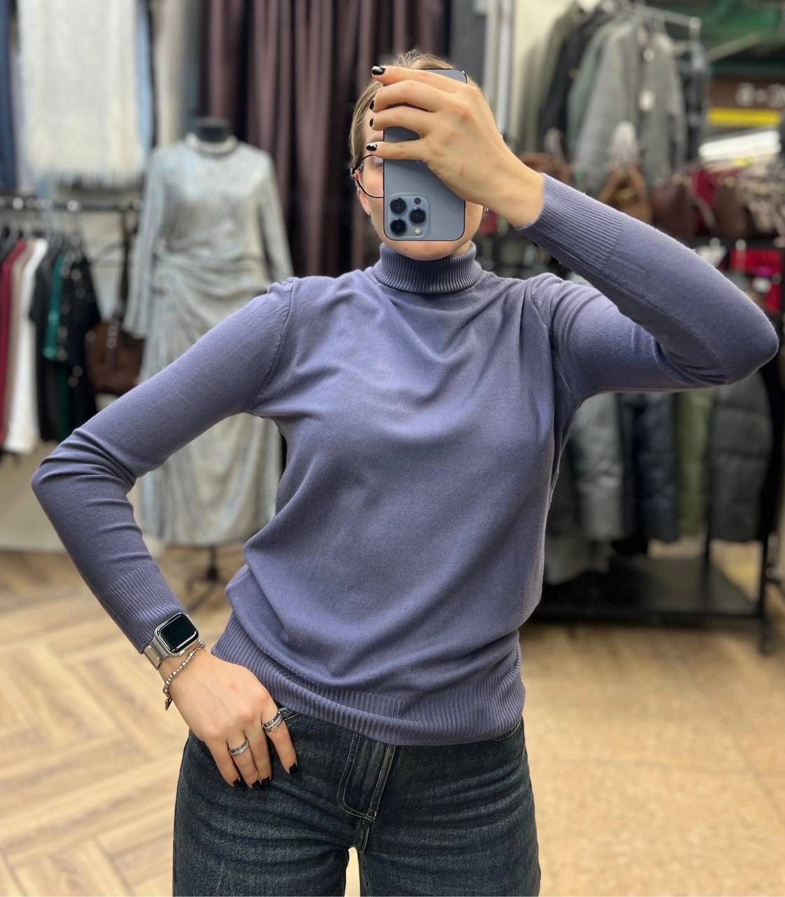 водолазка,стильная кофта,женская кофта,водолазка женская,водолазка кашемир синяя