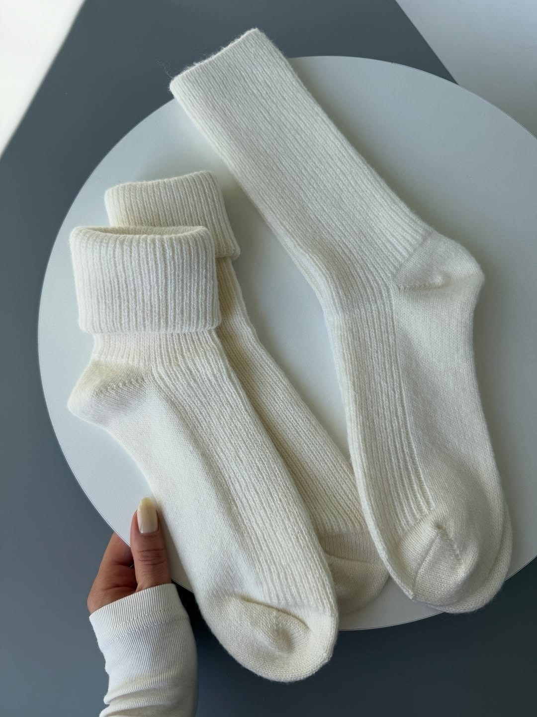 носки женские высокие теплые белые в рубчик,носки высокие женские,женские белые носки,носочки теплые,теплые вязаные носки