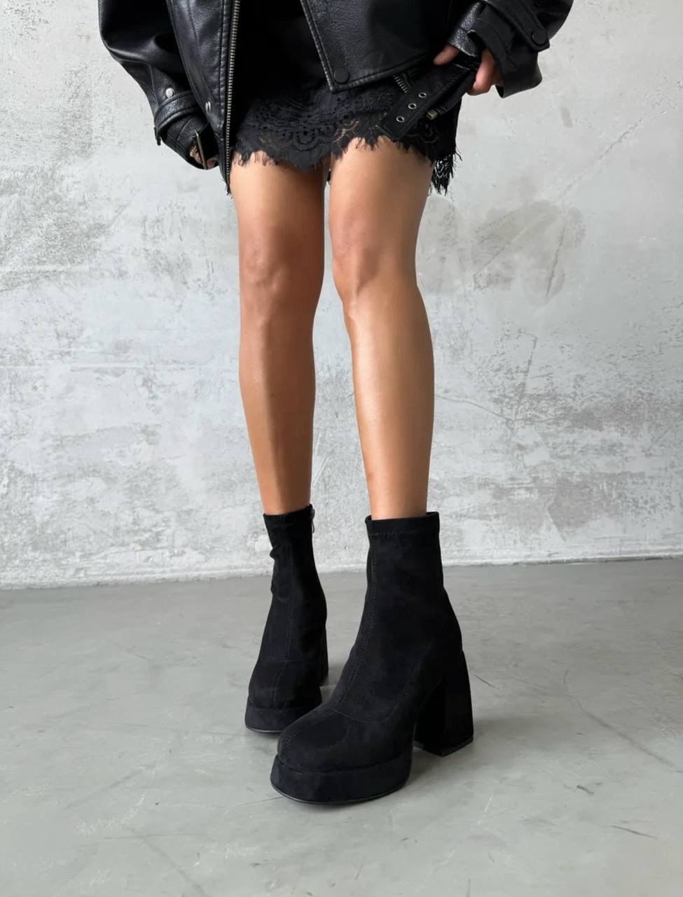 ботильоны замшевые,ботильоны на каблуке с платформой,ботильоны на платформе,демисезонные ботильоны,ботильоны женские