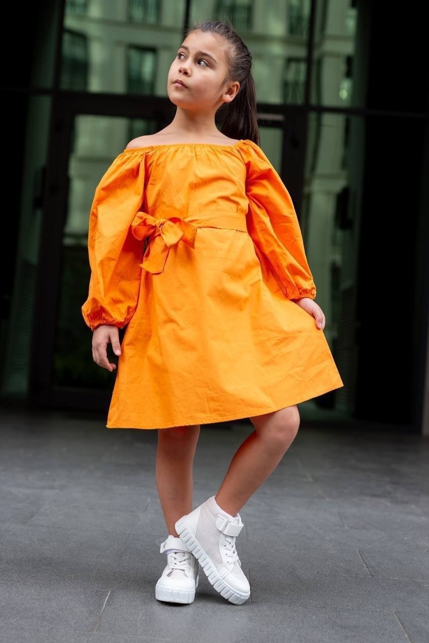детские платья,платье детская,платье для девочек,платье для девочки оранжевое,платье нарядное