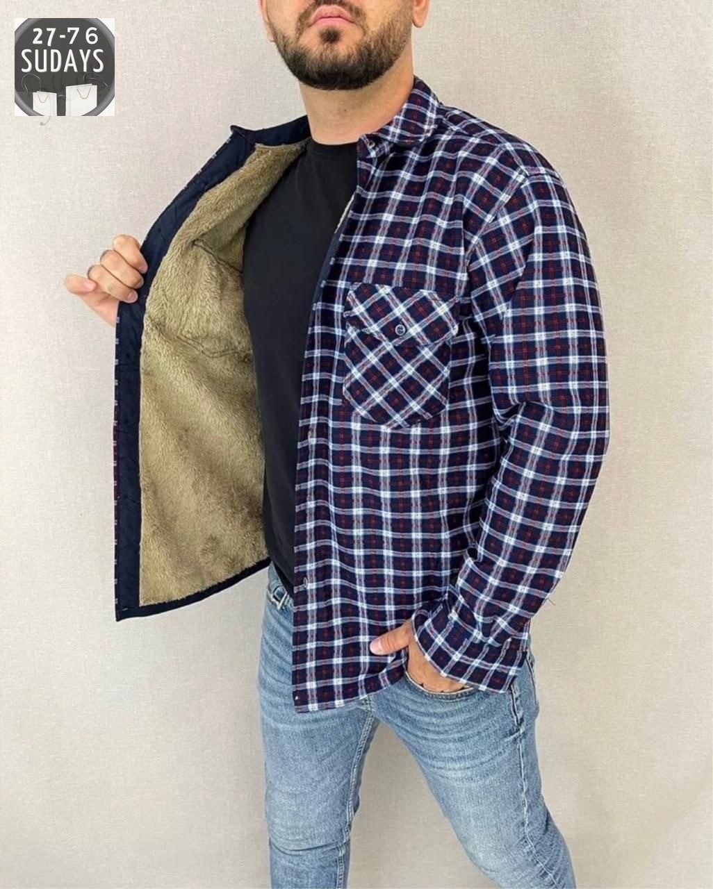 рубашка мужская утепленная,рубашка теплая на флисе,мужская одежда ,рубашка с мехом,теплая рубашка