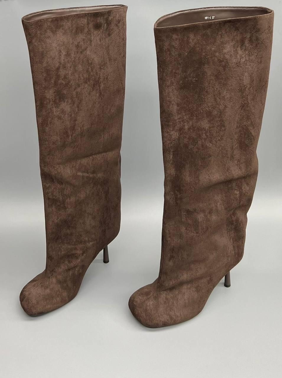 зимние сапоги замшевые женские терволина,замшевые сапоги,сапоги рандеву женские зимние замшевые,терволина сапоги замшевые коричневые,замшевые сапоги на каблуке