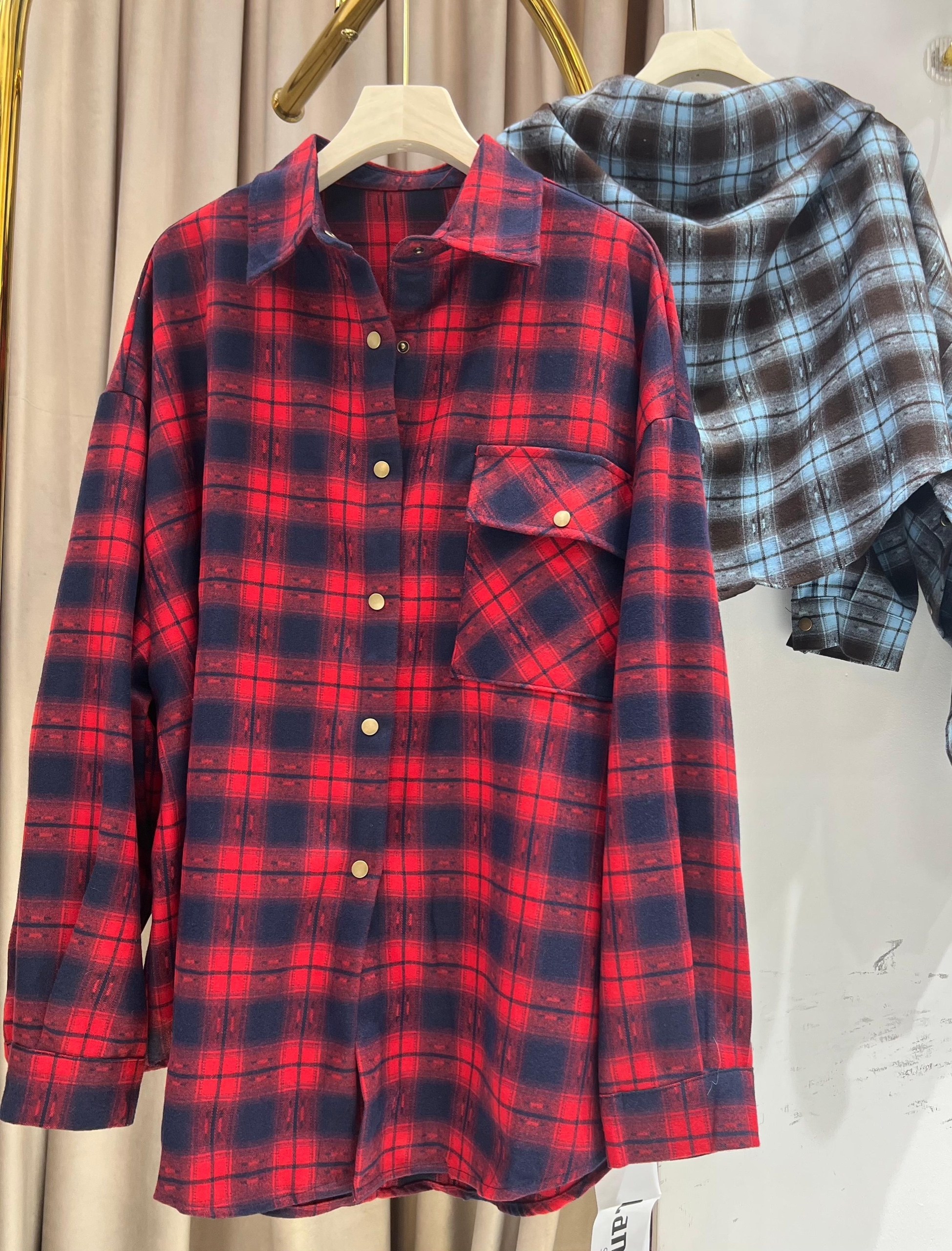 рубашка теплая в клетку оверсайз,рубашка в клетку женская koton,рубашка женская,теплая рубашка,рубашка женская в клетку