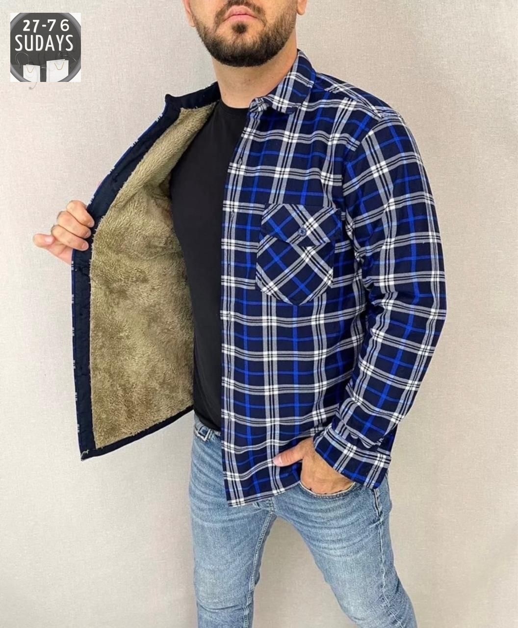 рубашка мужская утепленная,рубашка теплая на флисе,мужская одежда ,рубашка с мехом,теплая рубашка