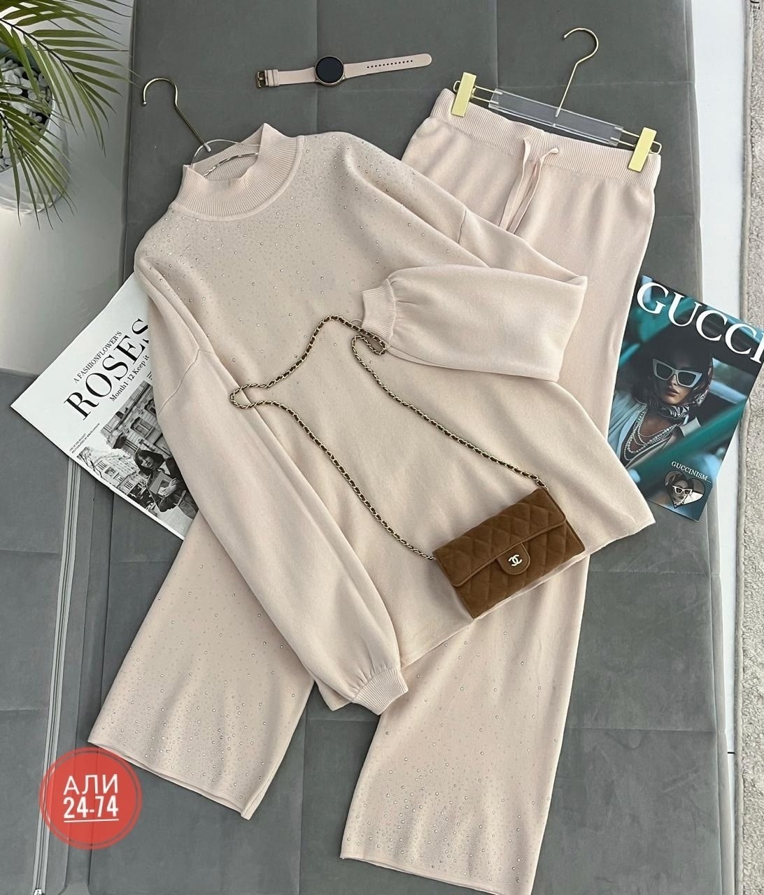 костюм двойка кашемир,трикотажные костюмы,костюмы женские,костюмы двойки,костюмы комплекты