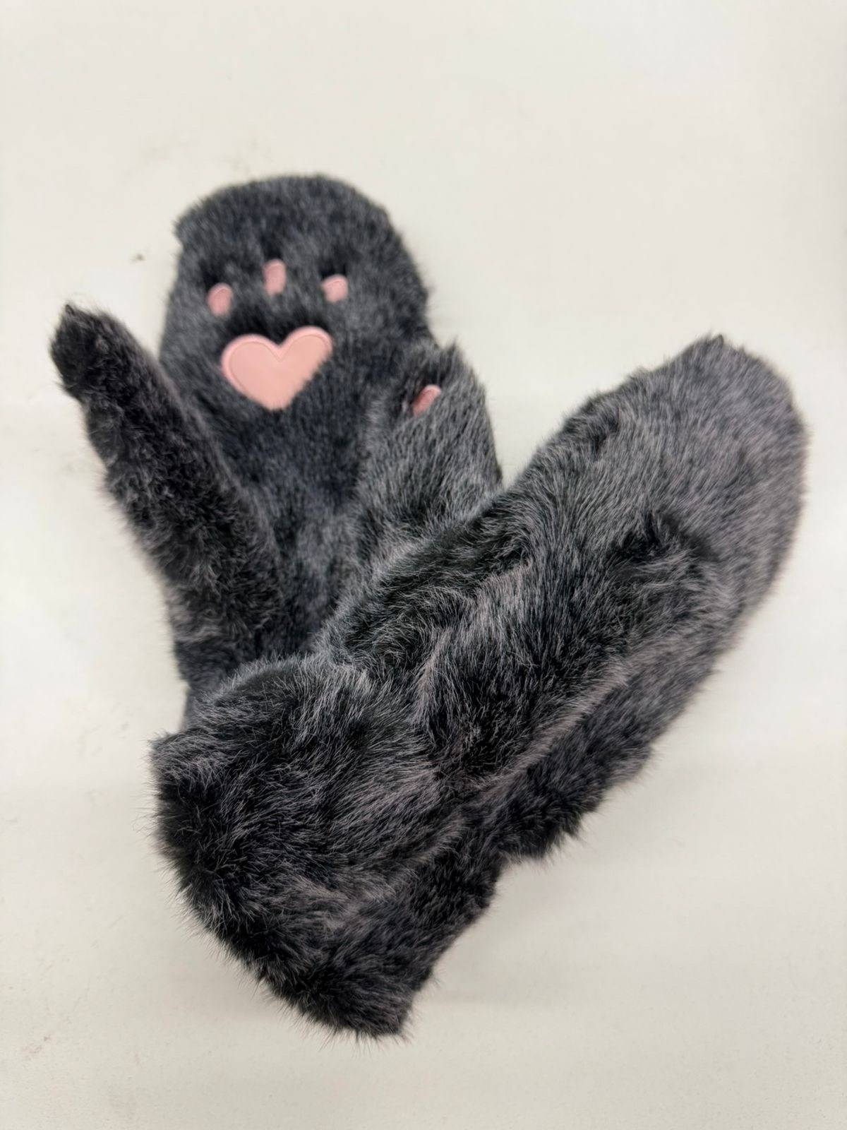 варежки кошачьи лапки,перчатки кошачьи лапки,варежки лапки женские,плюшевые варежки,теплые перчатки