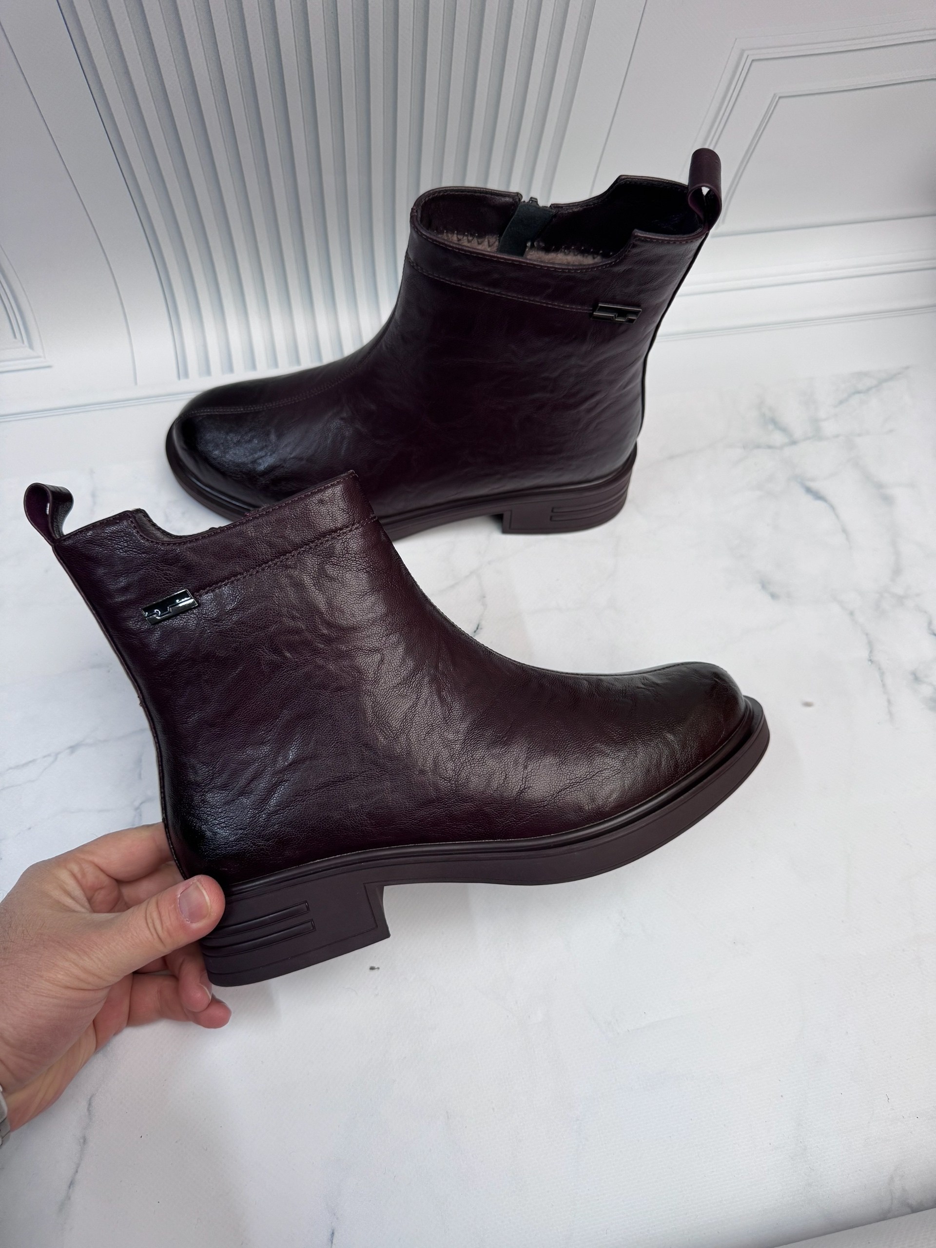 , женская,женские полусапожки,ботинки челси, кожаная