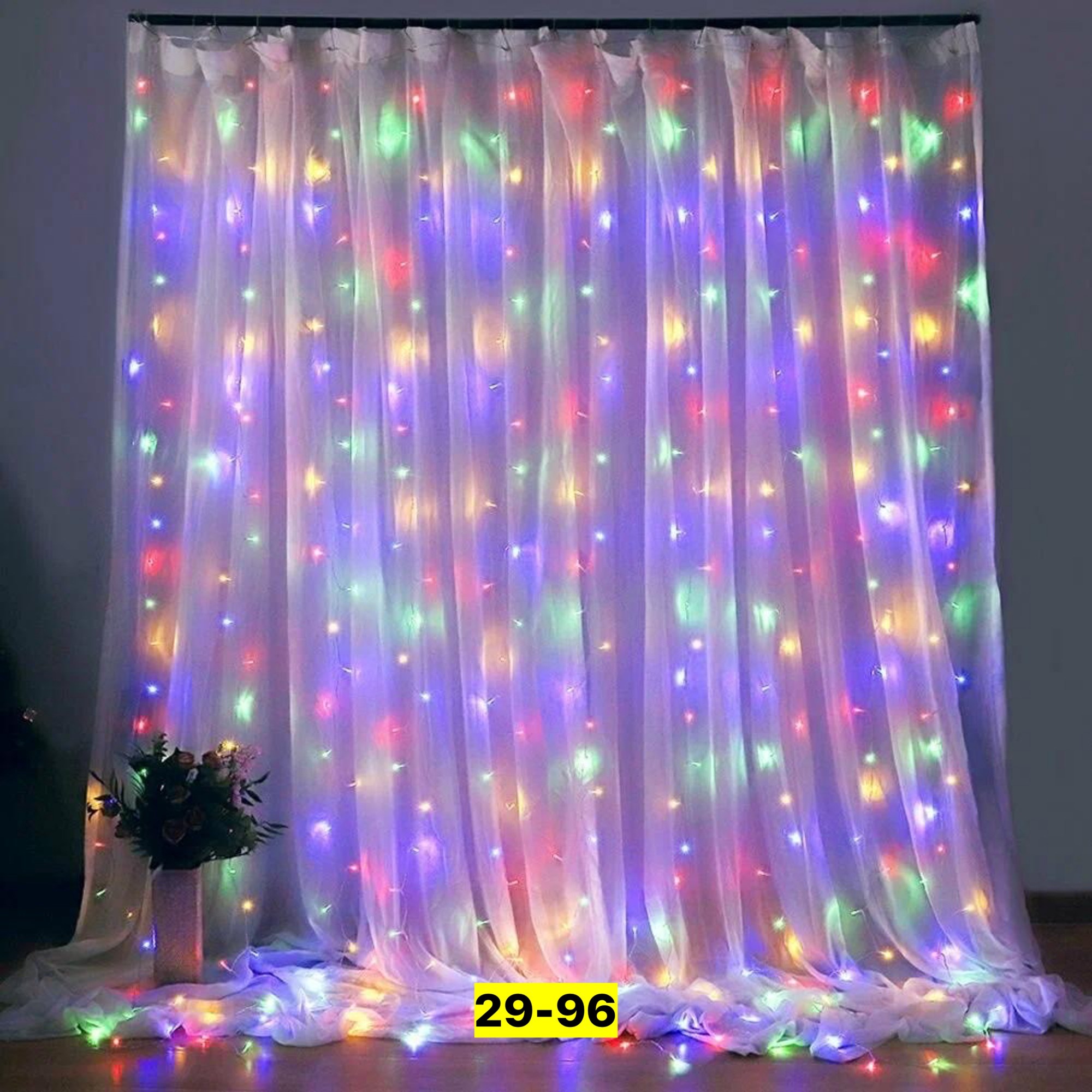 светодиодная гирлянда штора,гирлянда занавес 3х2 разноцветная,гирлянда штора,гирлянда штора 2х2 цветная,новогодняя светодиодная гирлянда штора занавес
