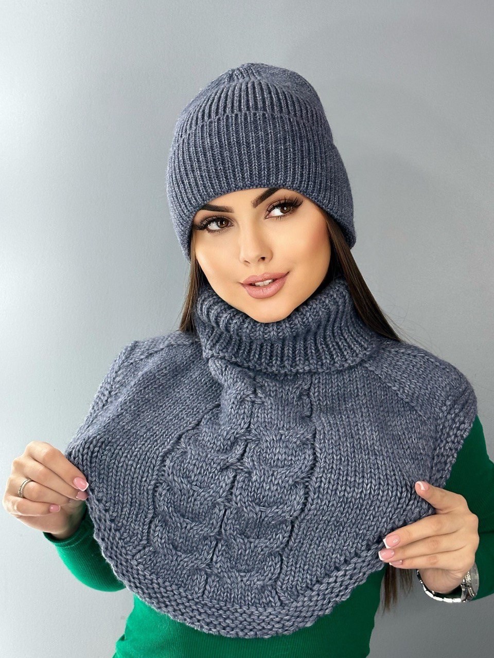 шапка женская,шапки комплект женская,женская вязаная шапка,комплект шапки,шапки для женщин