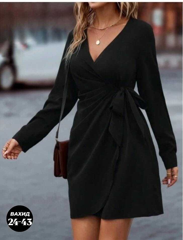 платье с запахом,женский платье,модное платье,платье с декольте,платье