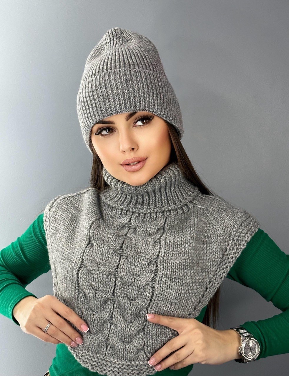 шапка женская,шапки комплект женская,женская вязаная шапка,комплект шапки,шапки для женщин