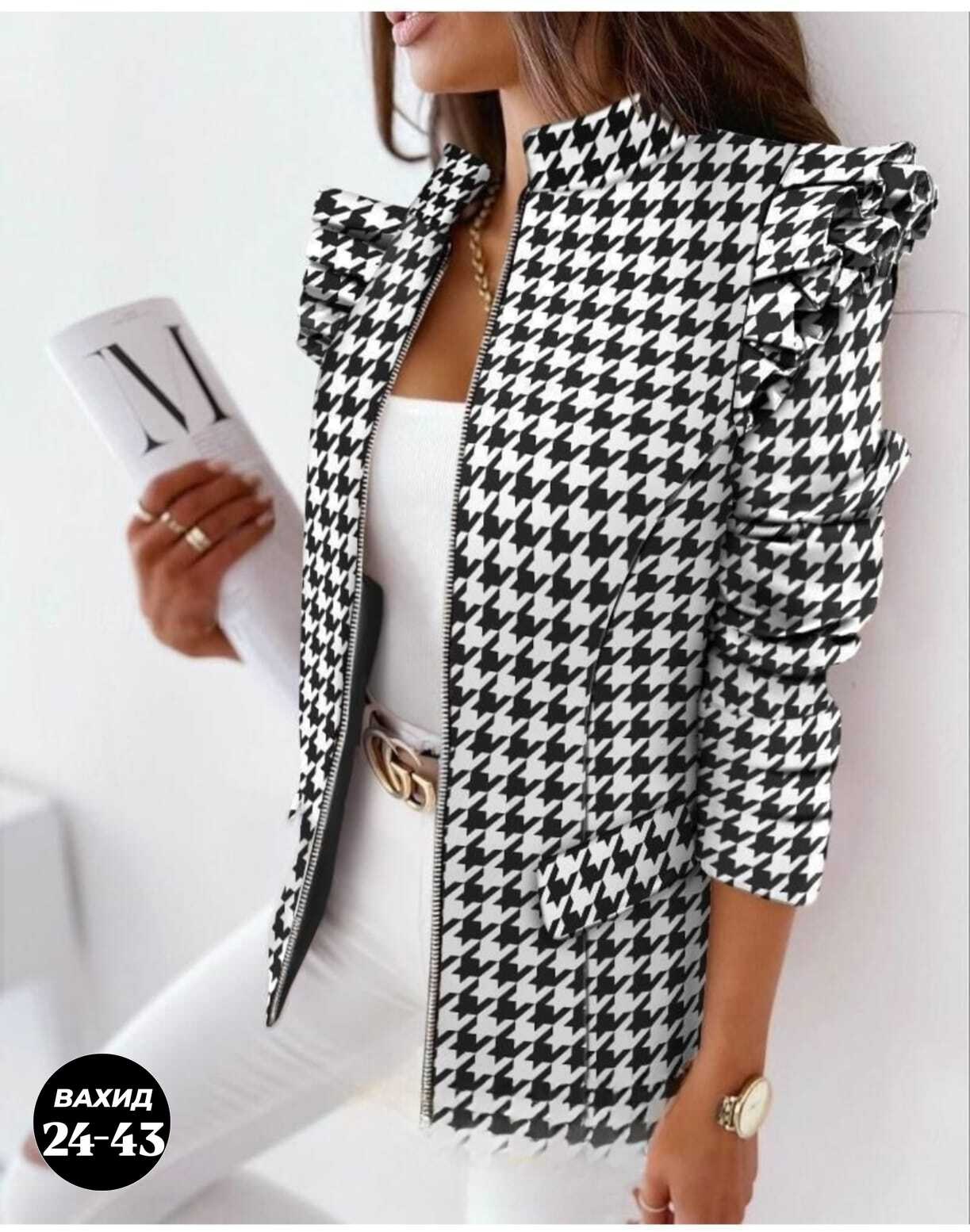 кардиган с воротником,приталенный пиджак в клетку женский,жакет в клетку,куртка в клетку