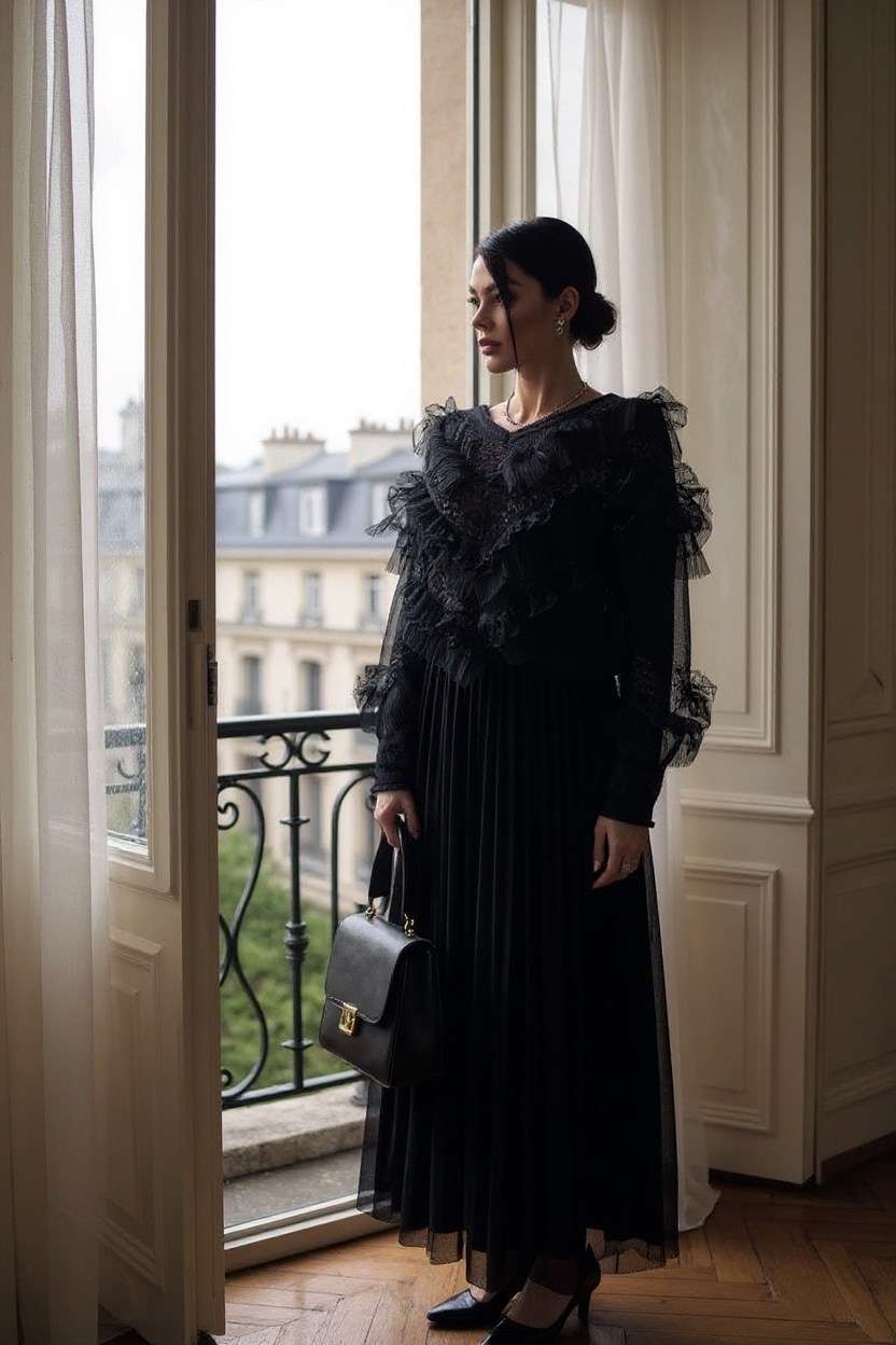 кружевная блузка,винтажная блузка,блузка с оборками,элегантная женская блузка,нарядная блузка