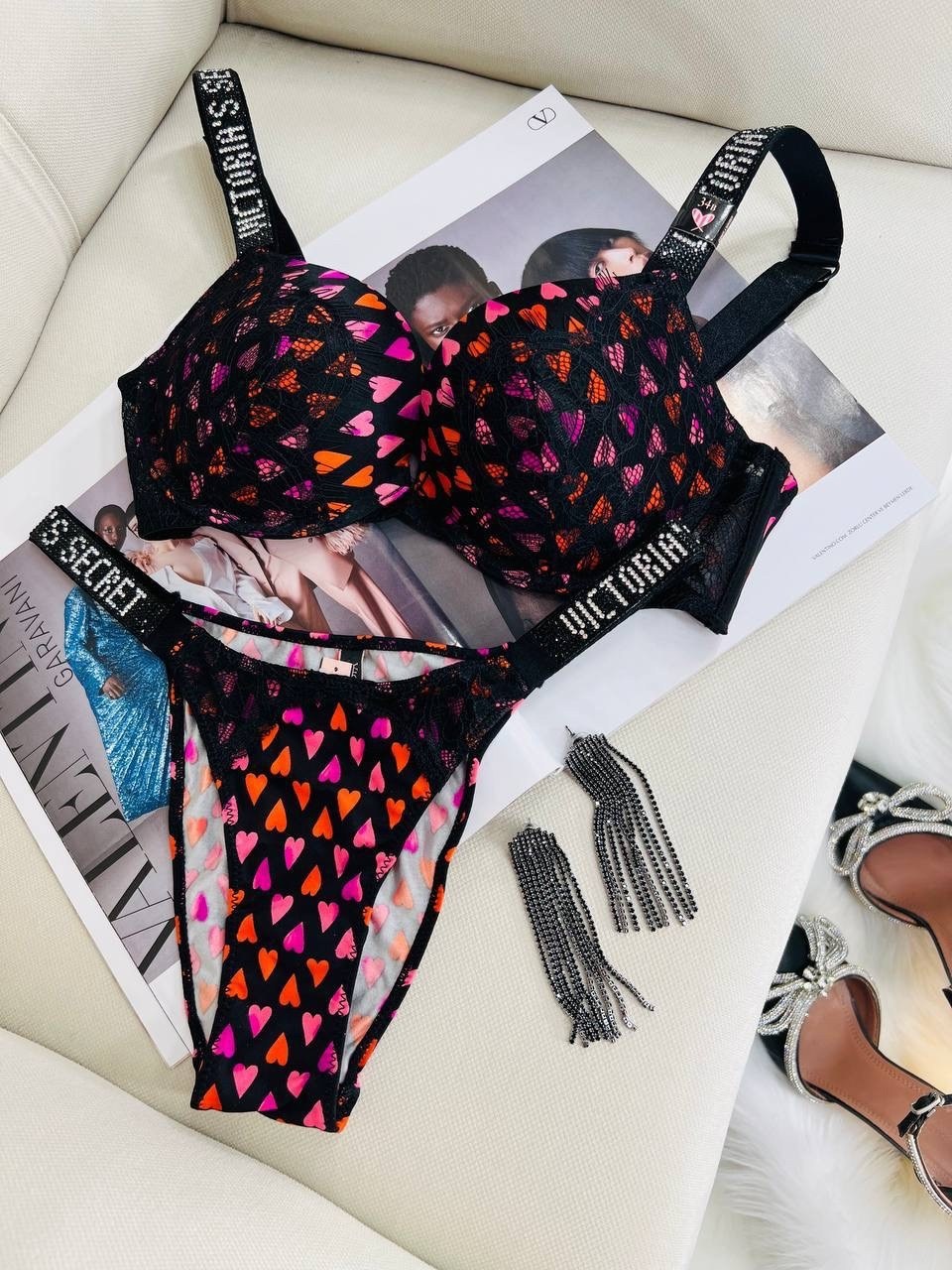 комплект нижнего белья со стразами пуш ап,комплект нижнего белья со стразами,комплект белья женский,нижнее белье женский,комплект жeнского нижнего белья со стразaми пуш ап