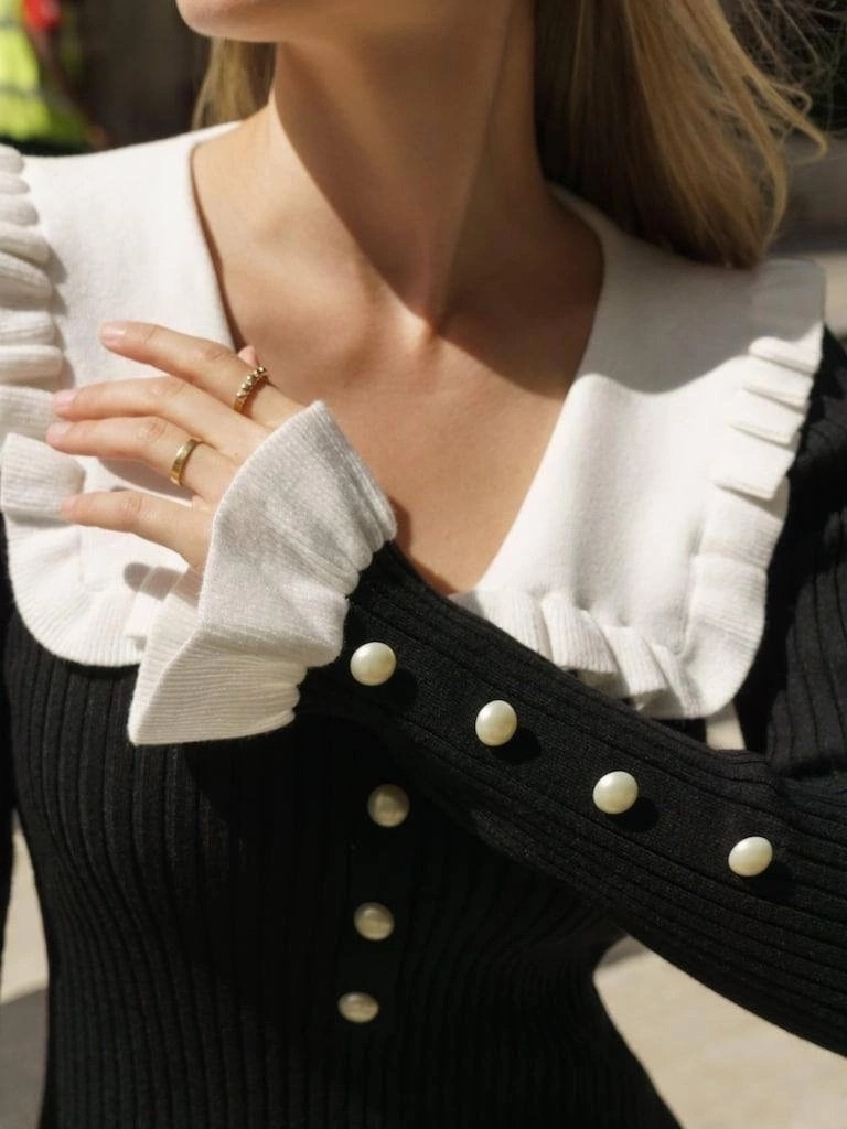 платье с воротником,платье в стиле,элегантное платье,платье вязаное с воротником,трикотажное платье