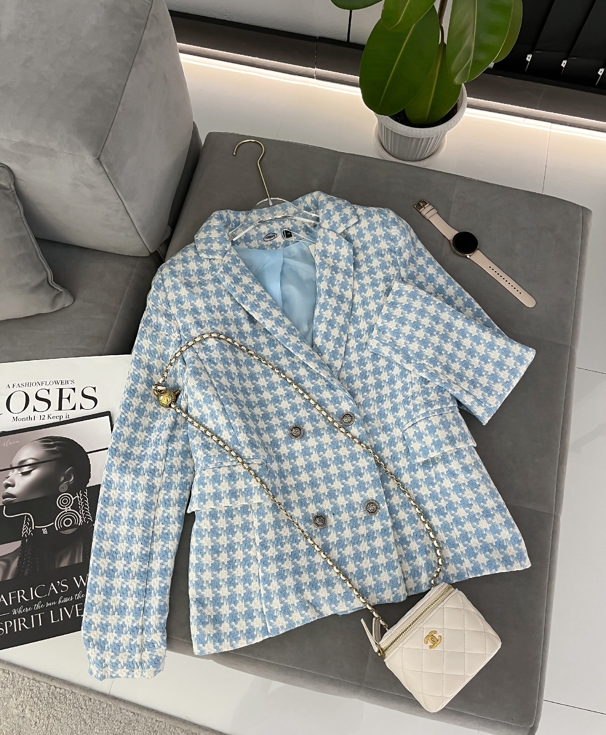 жакет,твидовый костюм,пиджак гусиная лапка,жакет гусиная лапка,жакет в клетку