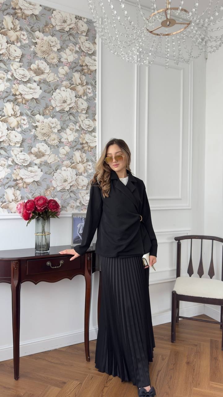 юбка плиссе,костюмы женские с юбкой,черная плиссированная юбка,длинная юбка