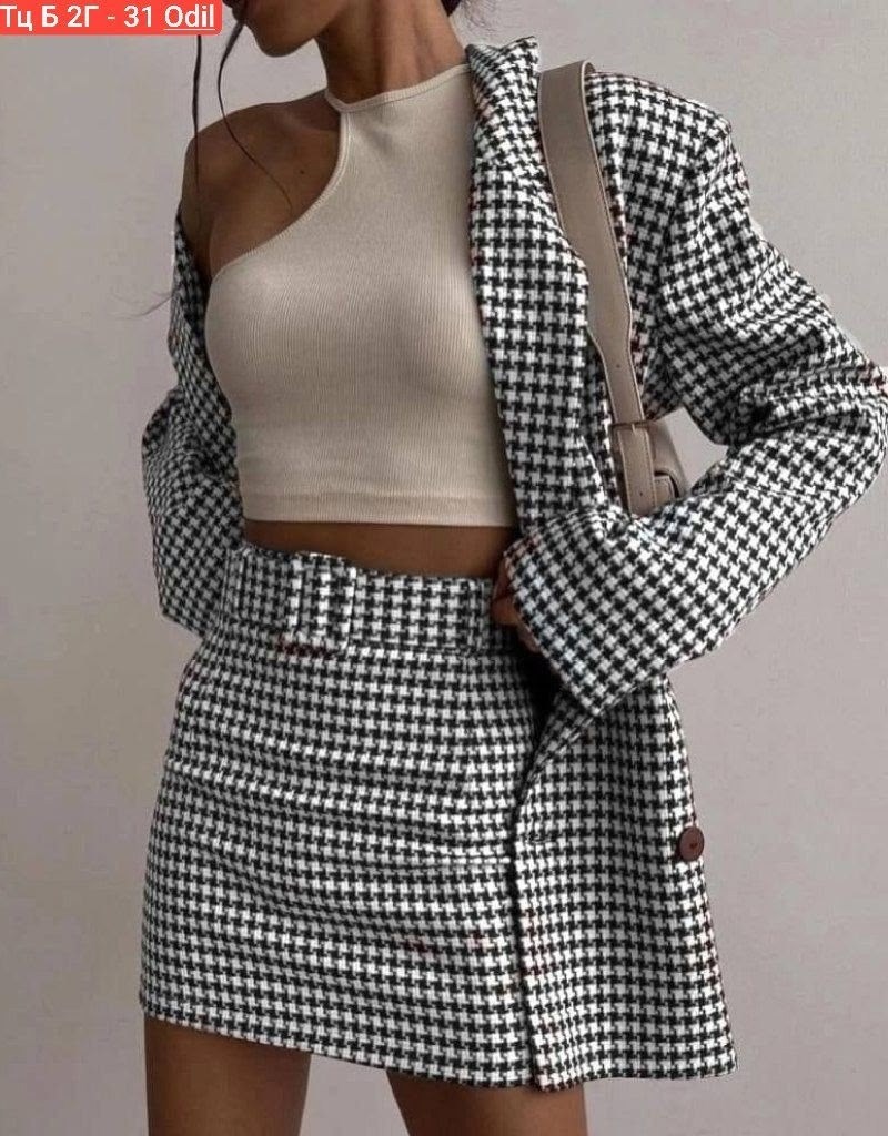 костюмы женские с юбкой,костюм с юбкой,твидовый костюм с мини юбкой,твидовый костюм с юбкой,костюм юбка и кофта