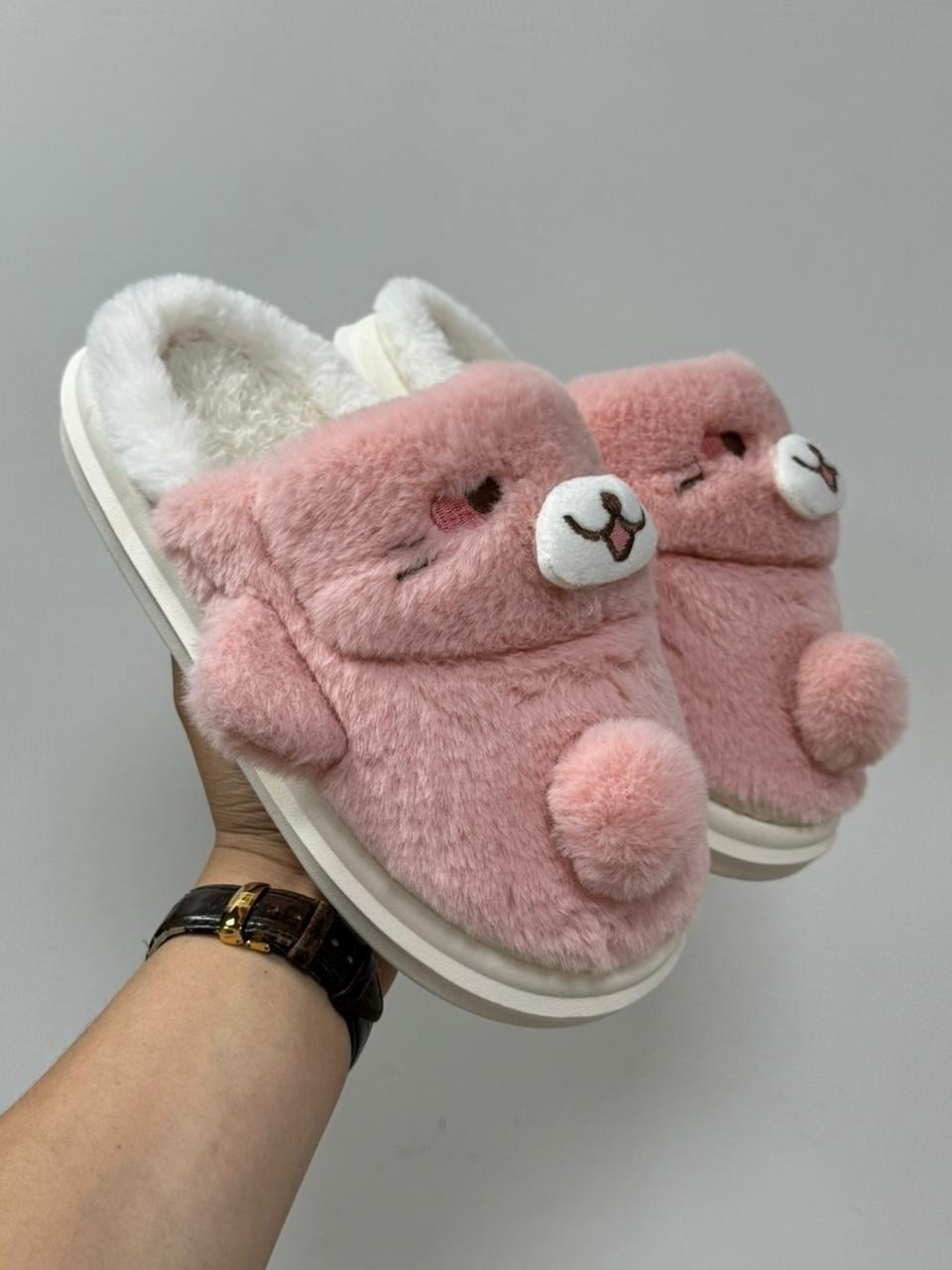 плюшевые тапочки,тапочки домашние,домашние плюшевые тапочки,тапочки милые,детские тапочки домашние