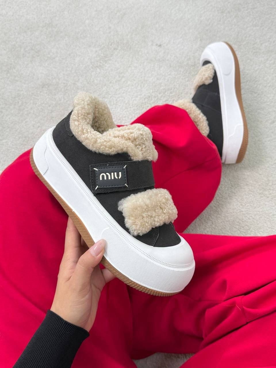 , женская,кеды miu miu,повседневная ,зимняя