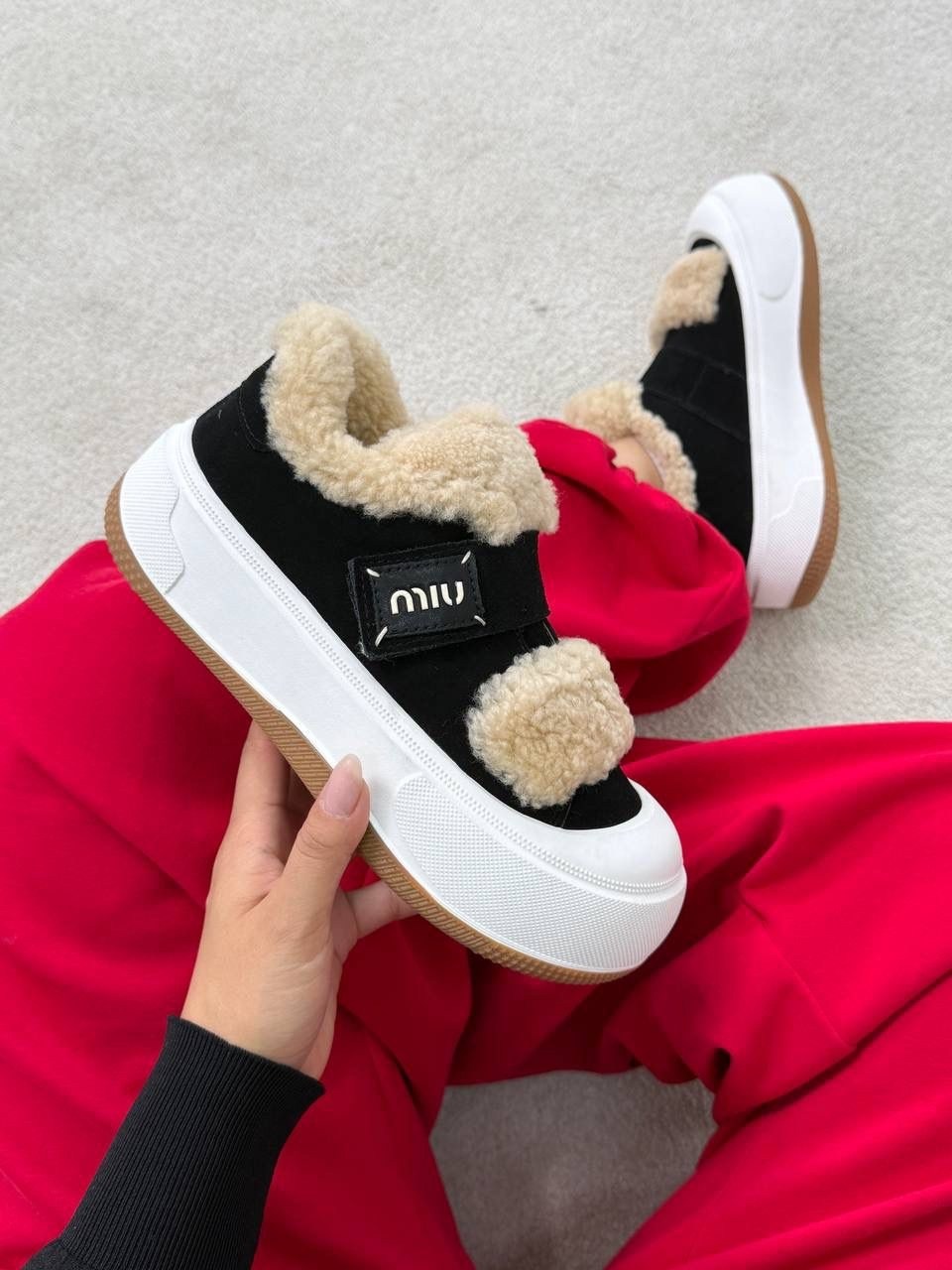 , женская,кеды miu miu,повседневная ,зимняя