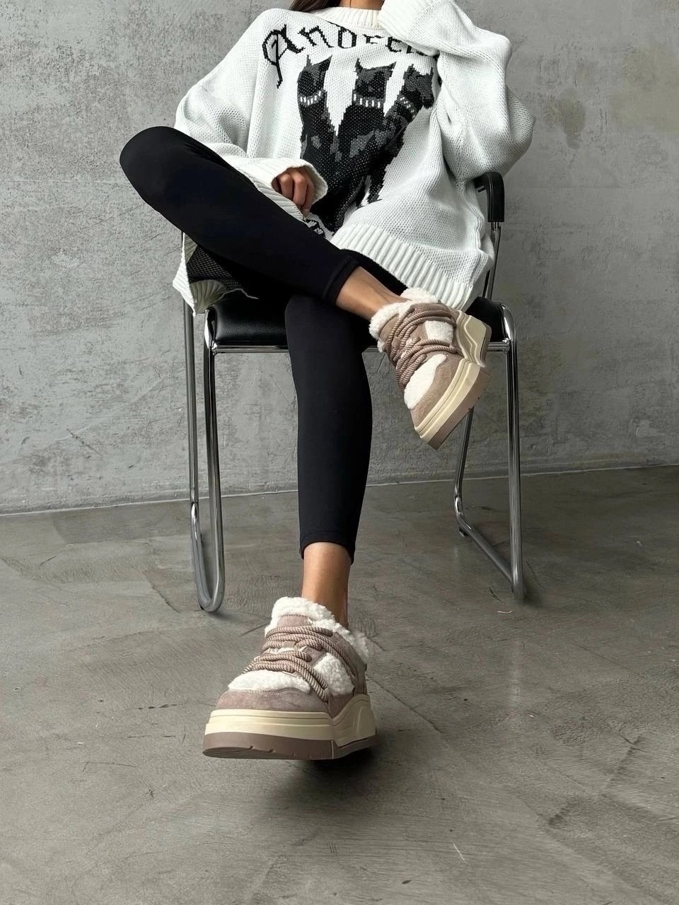 кроссовки женскиe,кроссовки женские зимние,стильная ,кроссовки зимнее, женская