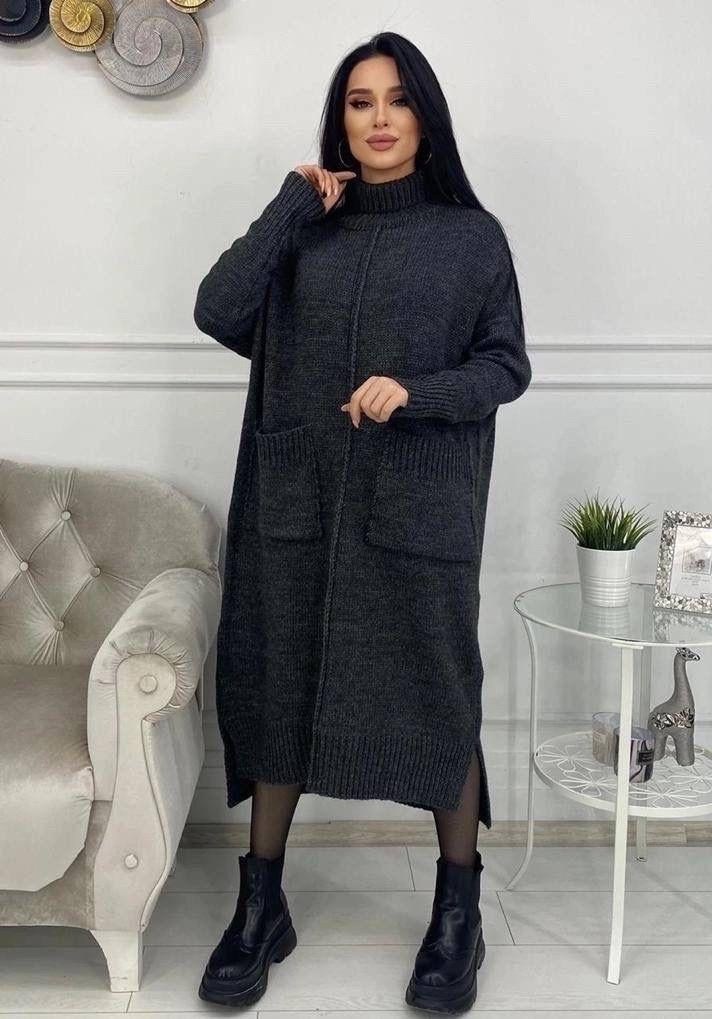 трикотажное платье оверсайз,трикотажное платье теплое,платье вязаное,вязаное платье теплое,трикотажное платье туника