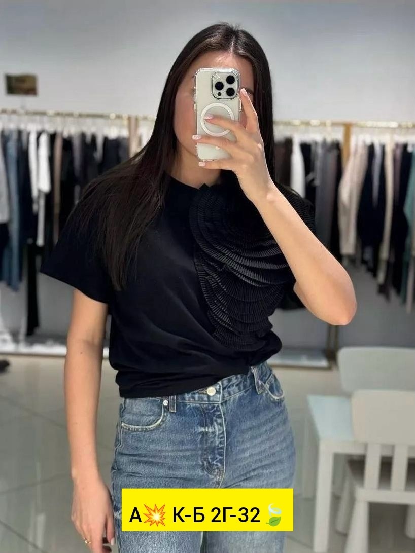 элегантная женская футболка,женские футболки,футболка с цветами,футболка с бантом нарядная