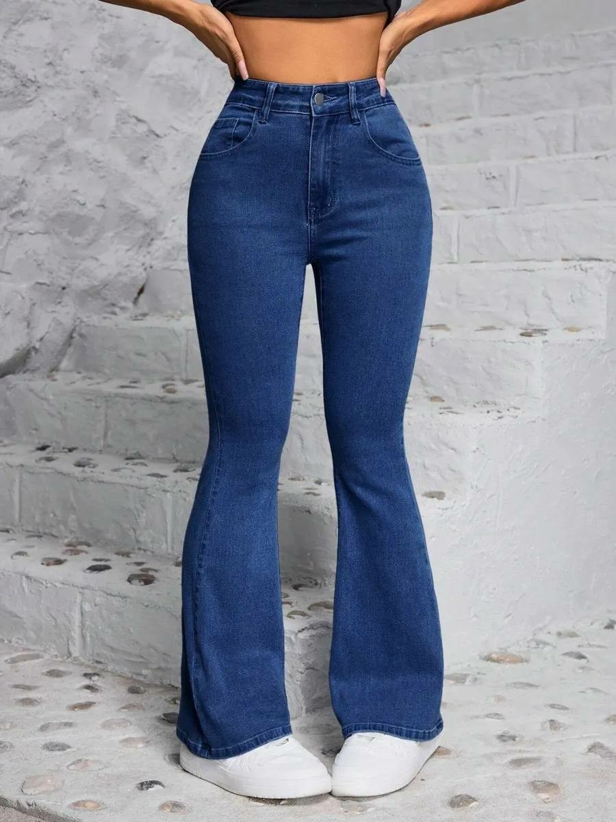 джинсы клеш с высокой талией,расклешенные джинсы с высокой талией,расклешенные джинсы,брюки клеш,черные женские джинсы клеш