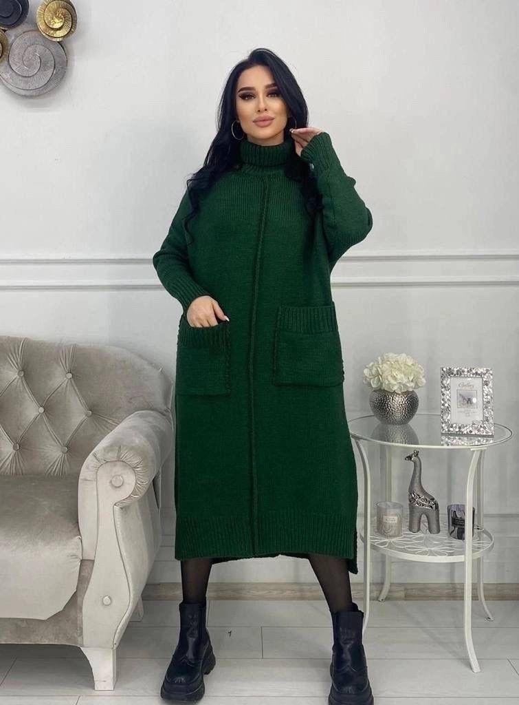 трикотажное платье оверсайз,трикотажное платье теплое,платье вязаное,вязаное платье теплое,трикотажное платье туника