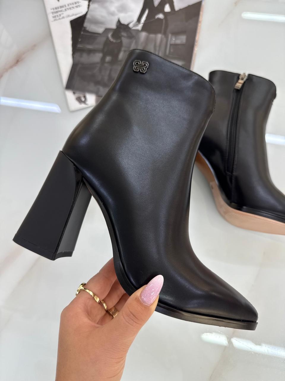 ,женские ботильоны,ботильоны на каблуке,полусапожки на каблуке, оптом