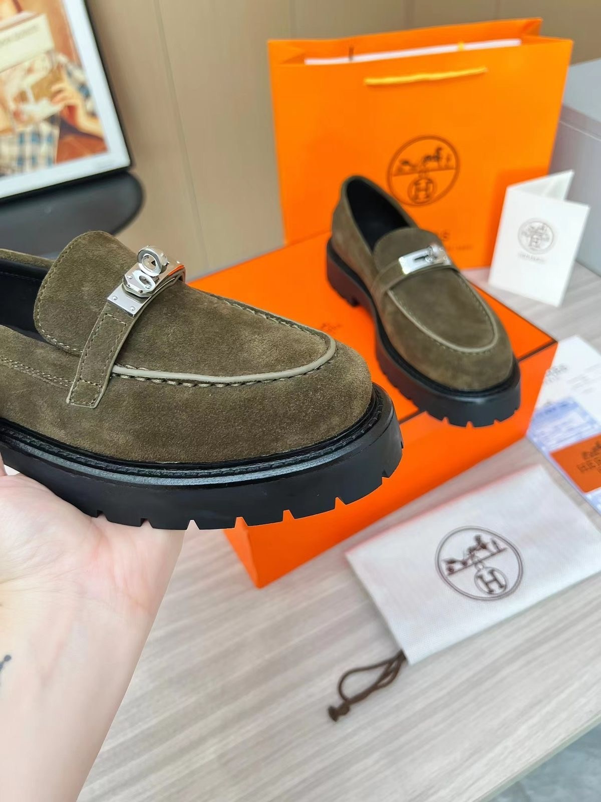 лоферы hermes,лоферы женские,,хермес лоферы,брендовая