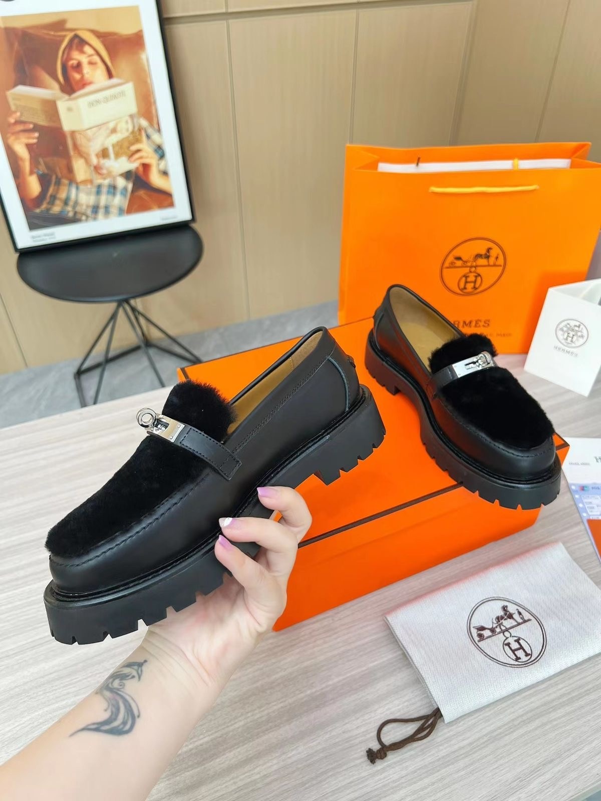 лоферы hermes,лоферы женские,,хермес лоферы,брендовая