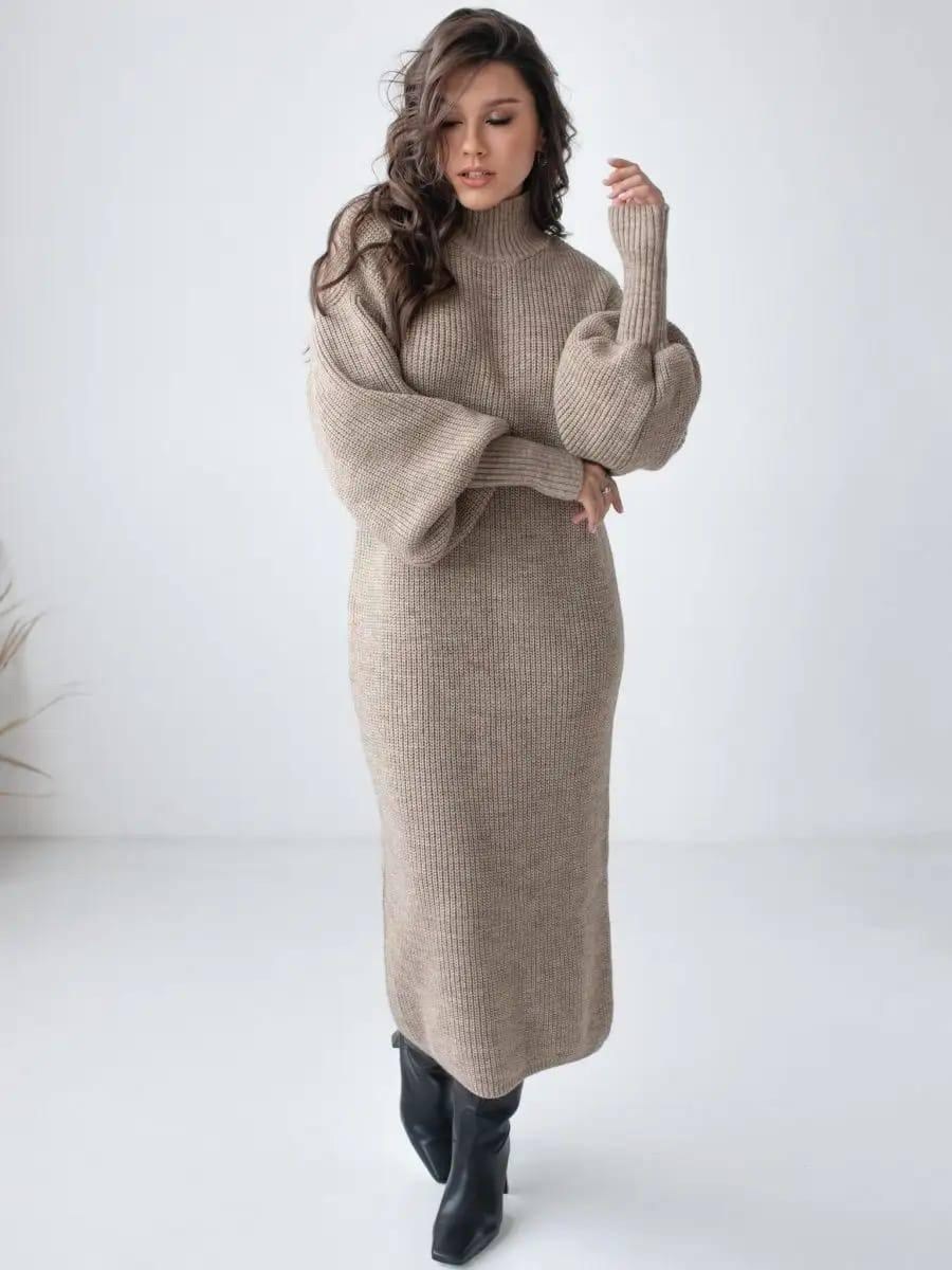 вязаные платья,платье теплое вязаное,длинное вязаное платье,вязаное платье женское,трикотажное платье