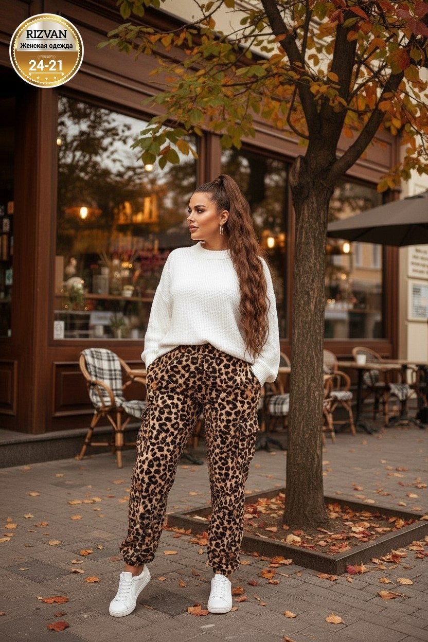 женский брюки,трикотажные брюки,брюки широкие,леопардовые штаны,леопардовые брюки