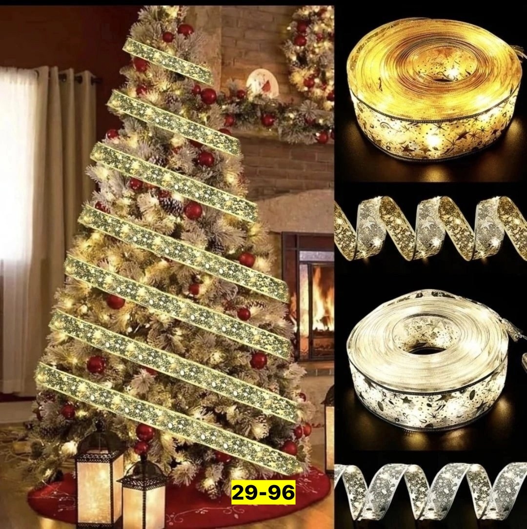 новогодняя светодиодная гирлянда лента,гирлянда лента,лента на елке,новогодние ленты,гирлянда лента на батарейках