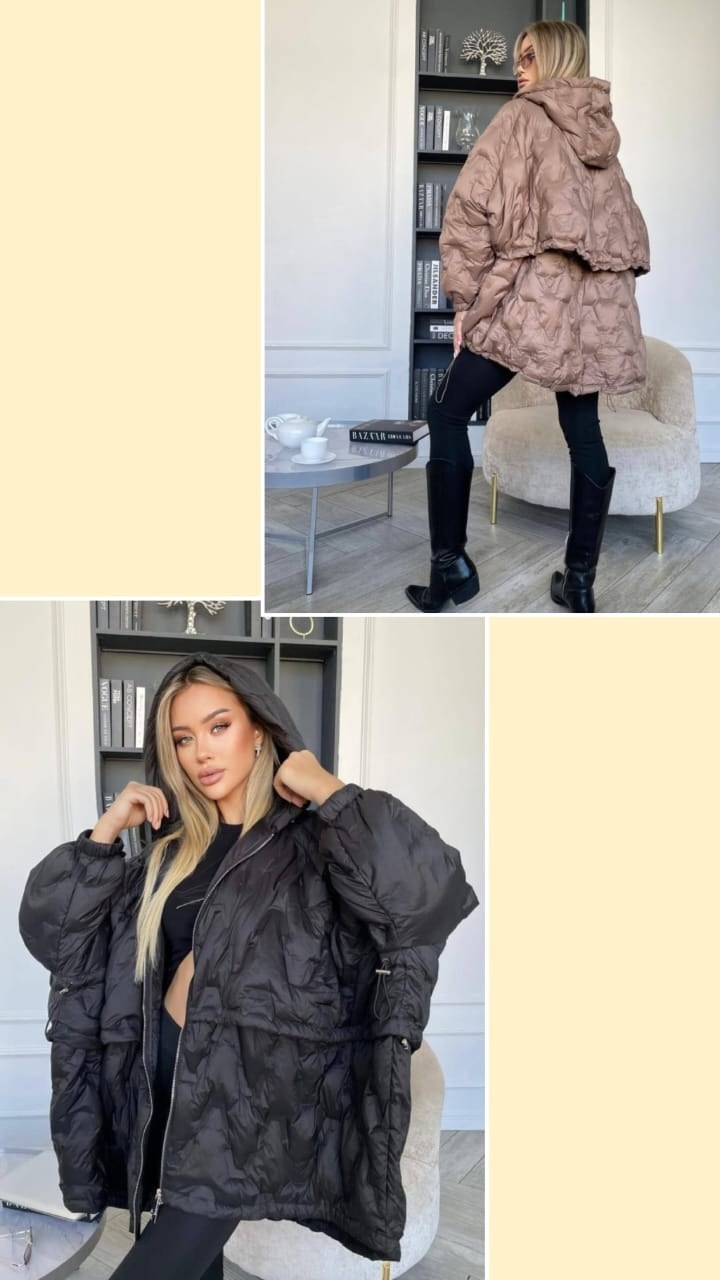 стильные пуховики,куртка оверсайз,демисезонная куртка,пуховик оверсайз,повседневная куртка