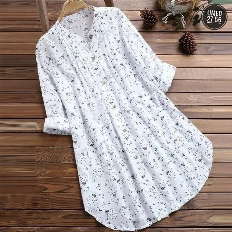 туника рубашка,туника с длинными рукавами,рубашка из хлопка и льна,рубашка женская,блузка модная