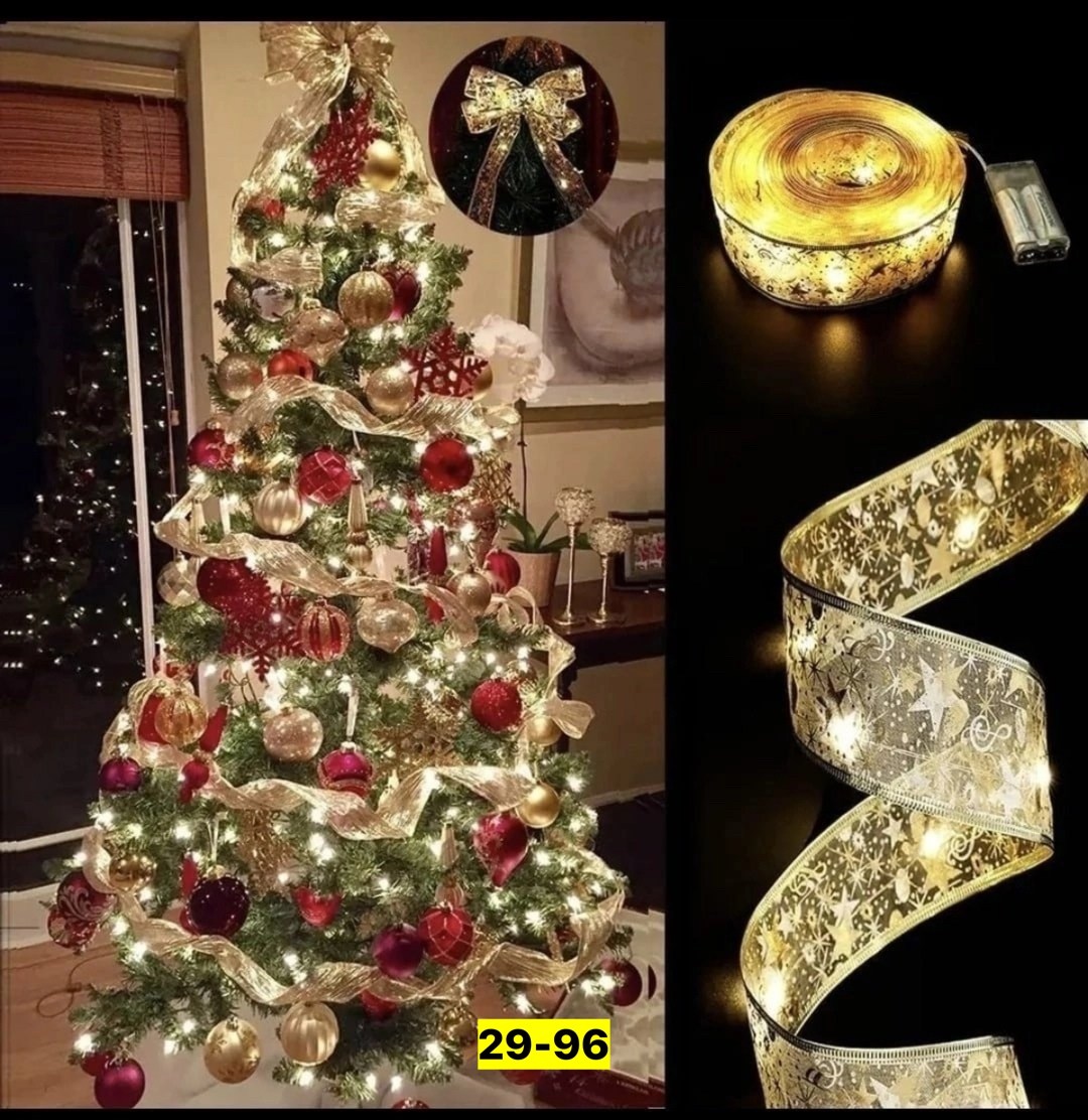 новогодняя светодиодная гирлянда лента,гирлянда лента,лента на елке,новогодние ленты,гирлянда лента на батарейках