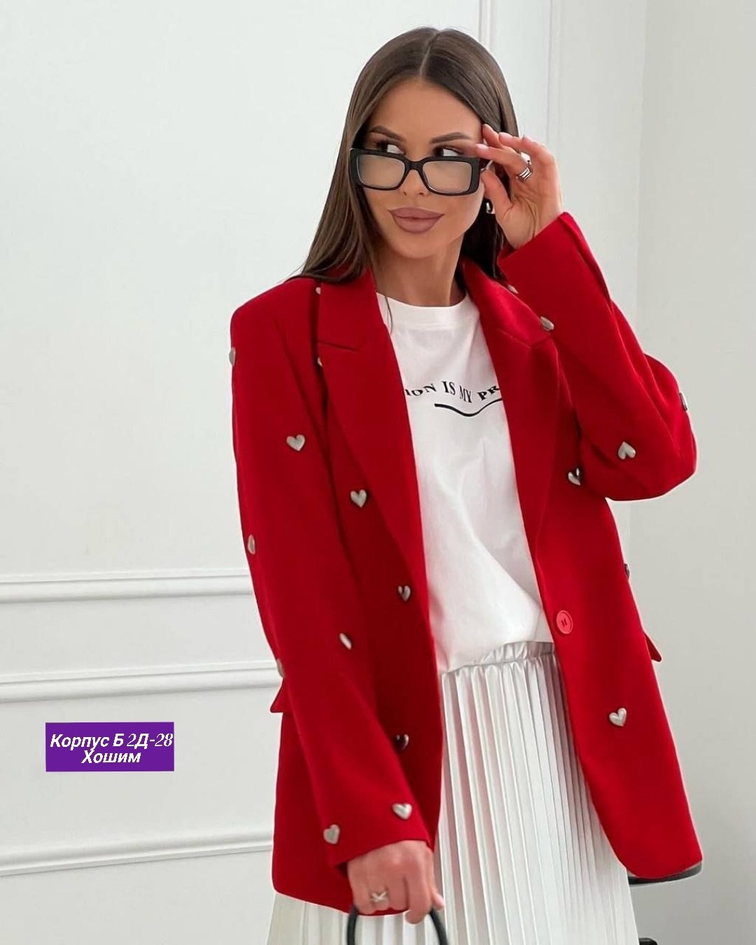 пиджак прямого кроя,пиджак,женский пиджак,пиджак красный,пиджак блейзер